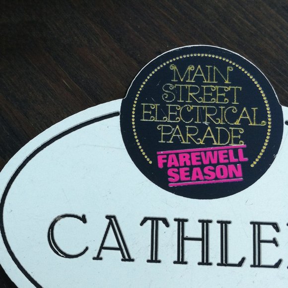 Disneyland Cast Member Name Badge Tag Main Street Electrical Parade Disney Parks - Picture 3 of 4